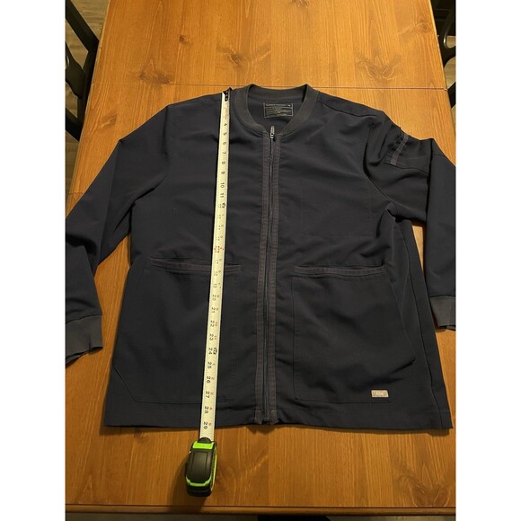 FIGS Technical Collection Men’s Zip Jacket Navy Blue XL | 100% Awesome | Pockets - Picture 2 of 10